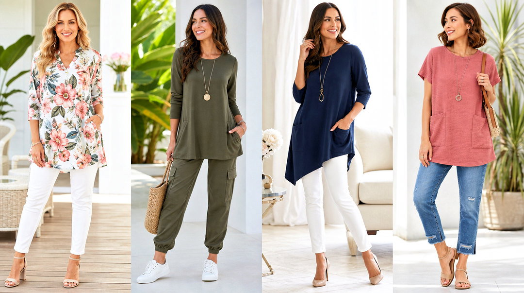 20 Tunic Tops With Pockets for Practical Everyday Style