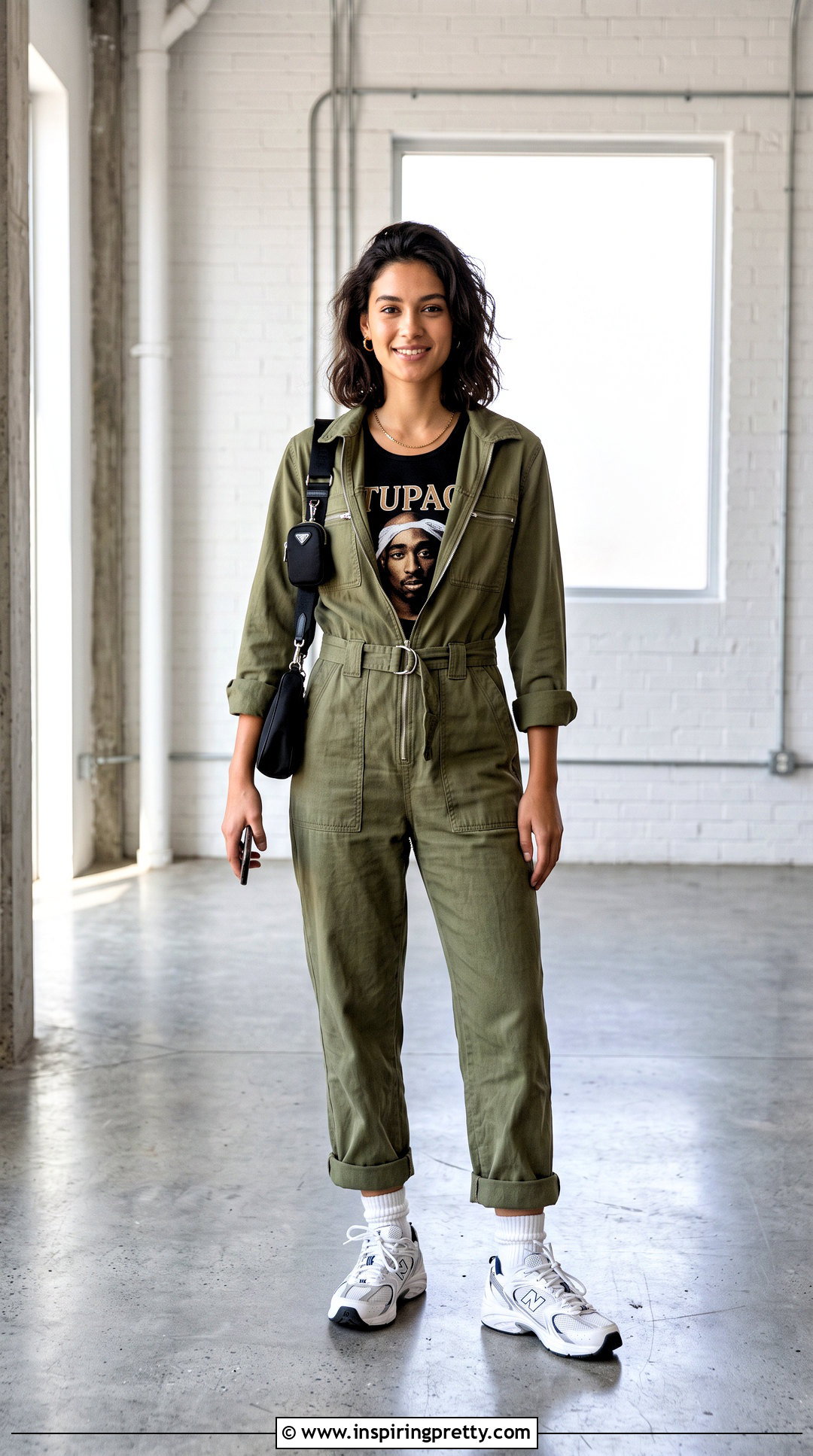 Tupac Tank Top With Utility Jumpsuit - 25 Tupac Tank Top Outfit ideas