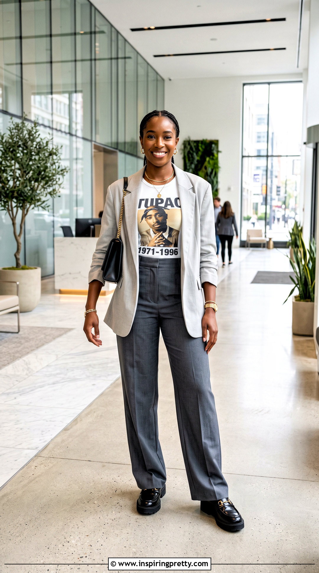Tupac Tank Top With Wide Leg Trousers - 25 Tupac Tank Top Outfit ideas