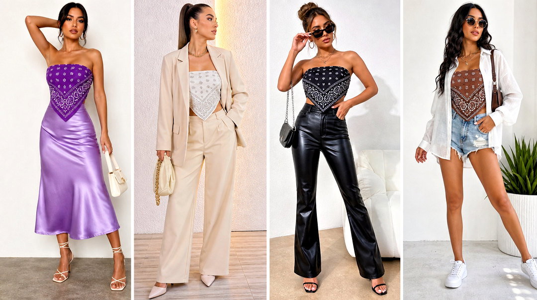 25 Turning a Bandana Into a Top Outfit Ideas to Try This Summer