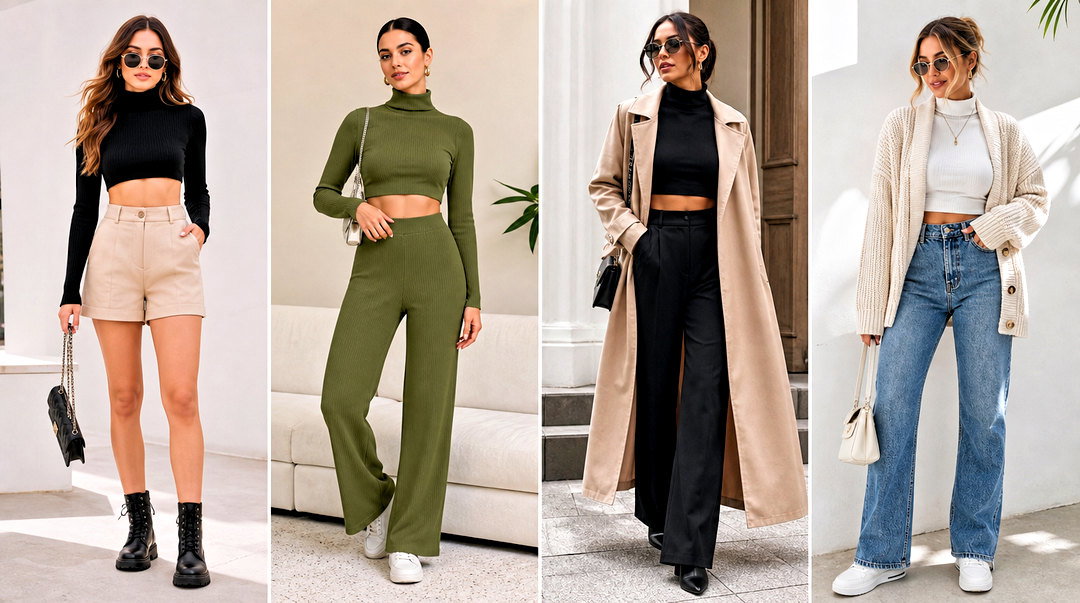 25 Turtle Crop Top Outfit Ideas for Bold Y2K-Inspired Style
