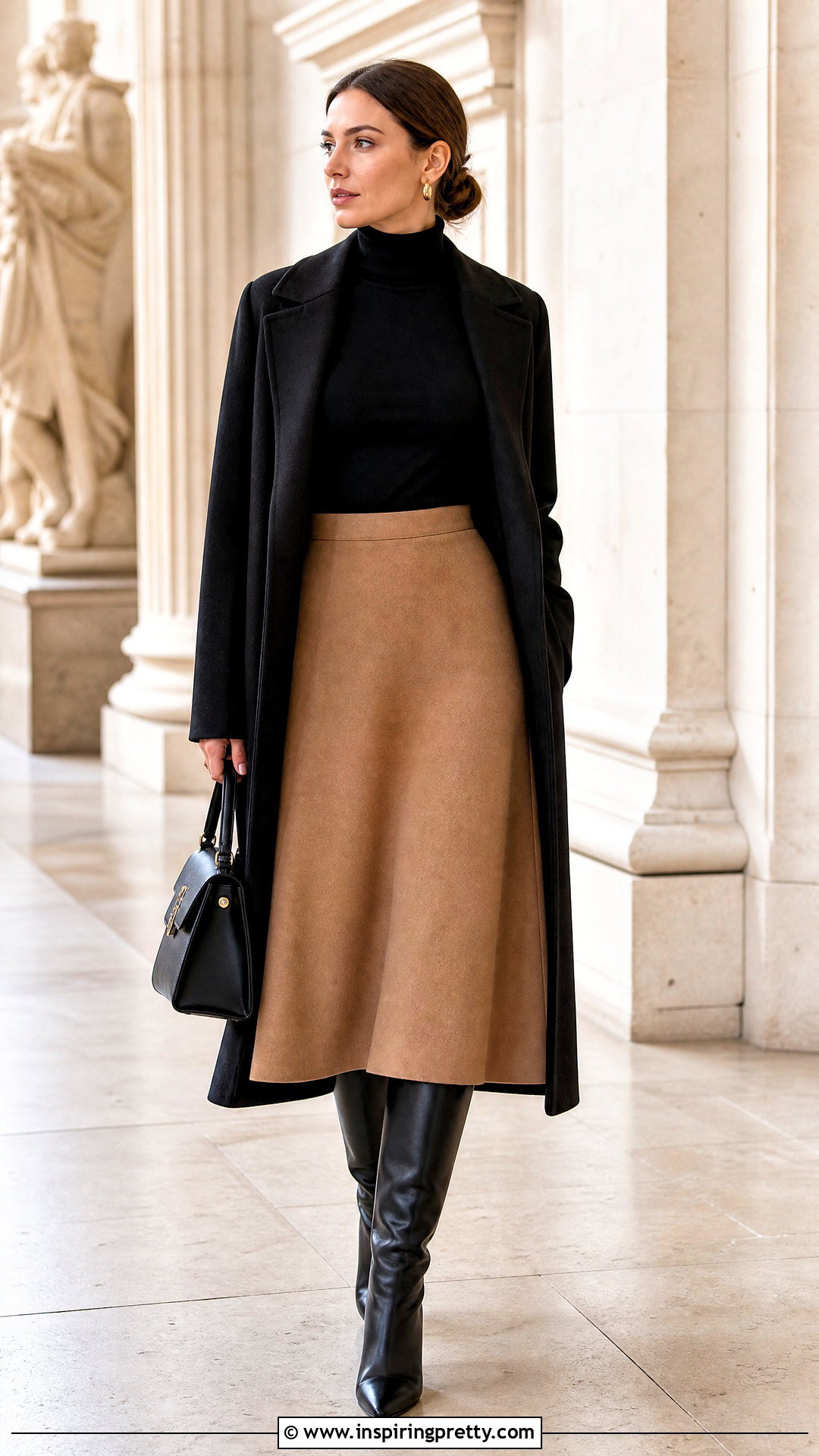 Turtleneck Top Outfit - 50 stylish top outfit ideas