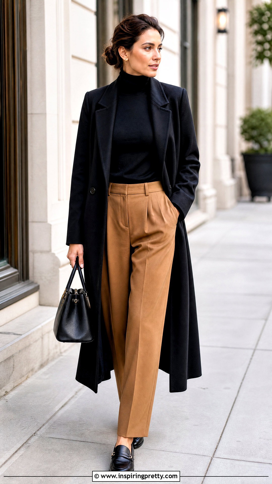 Turtleneck Top With Tailored Trousers - 50 tops for women