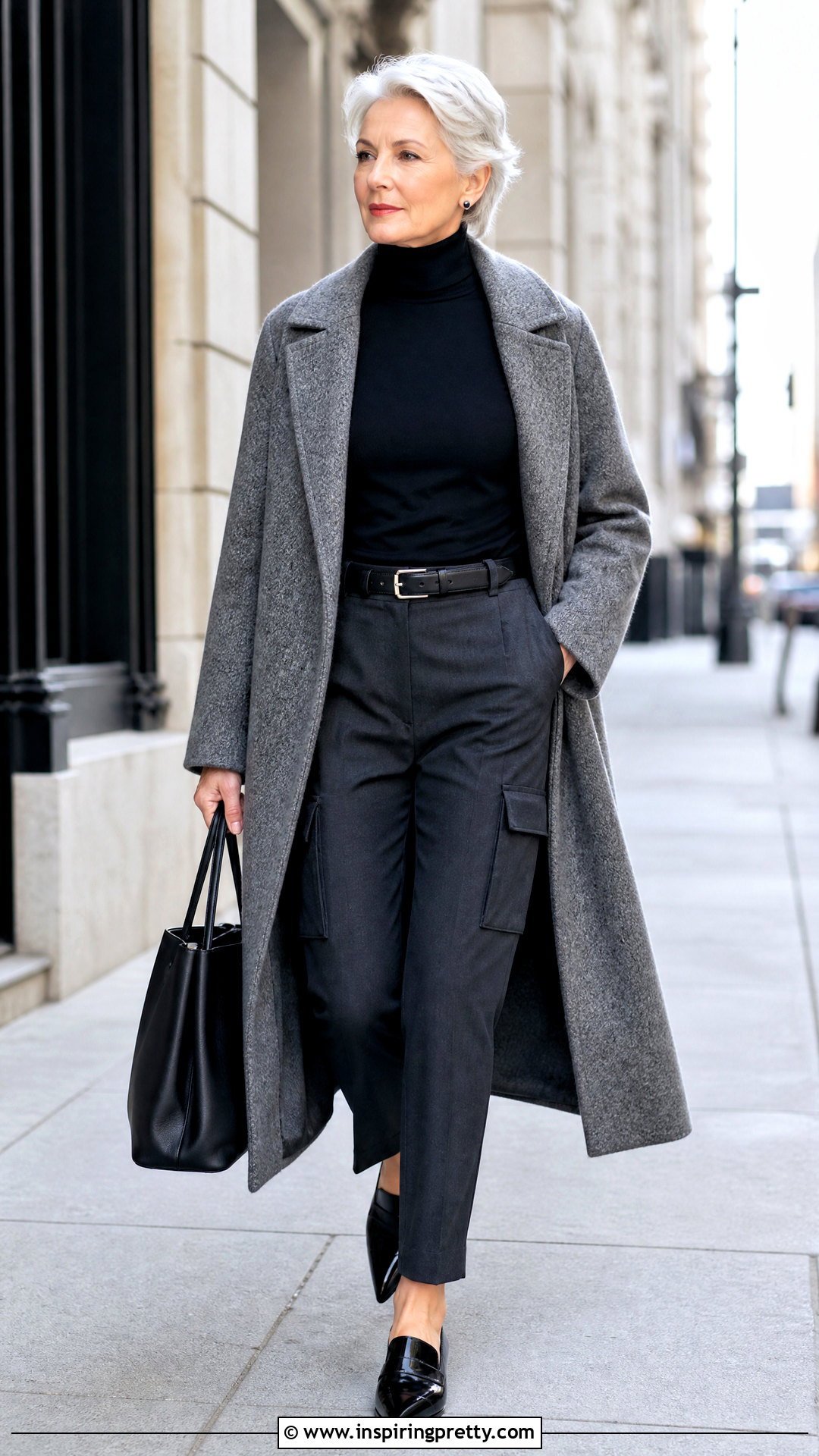 Turtleneck With Tailored Cargo Pants - 20 tops that look good with cargo pants