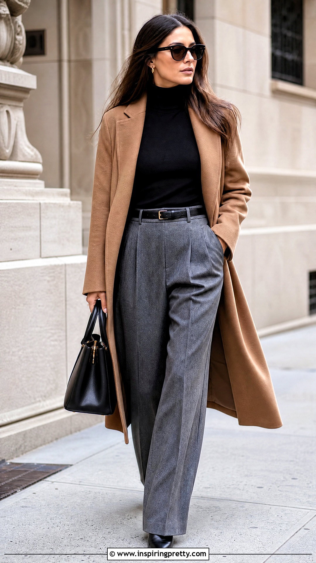Turtleneck With Wide Leg Pants - 20 Tops That Go Well With Wide Leg Pants