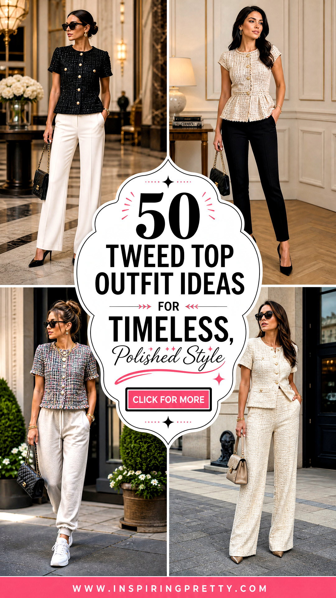 50 Tweed Top Outfit Ideas for Timeless Polished Style - 50 Tweed Top Outfit Ideas for Timeless, Polished Style