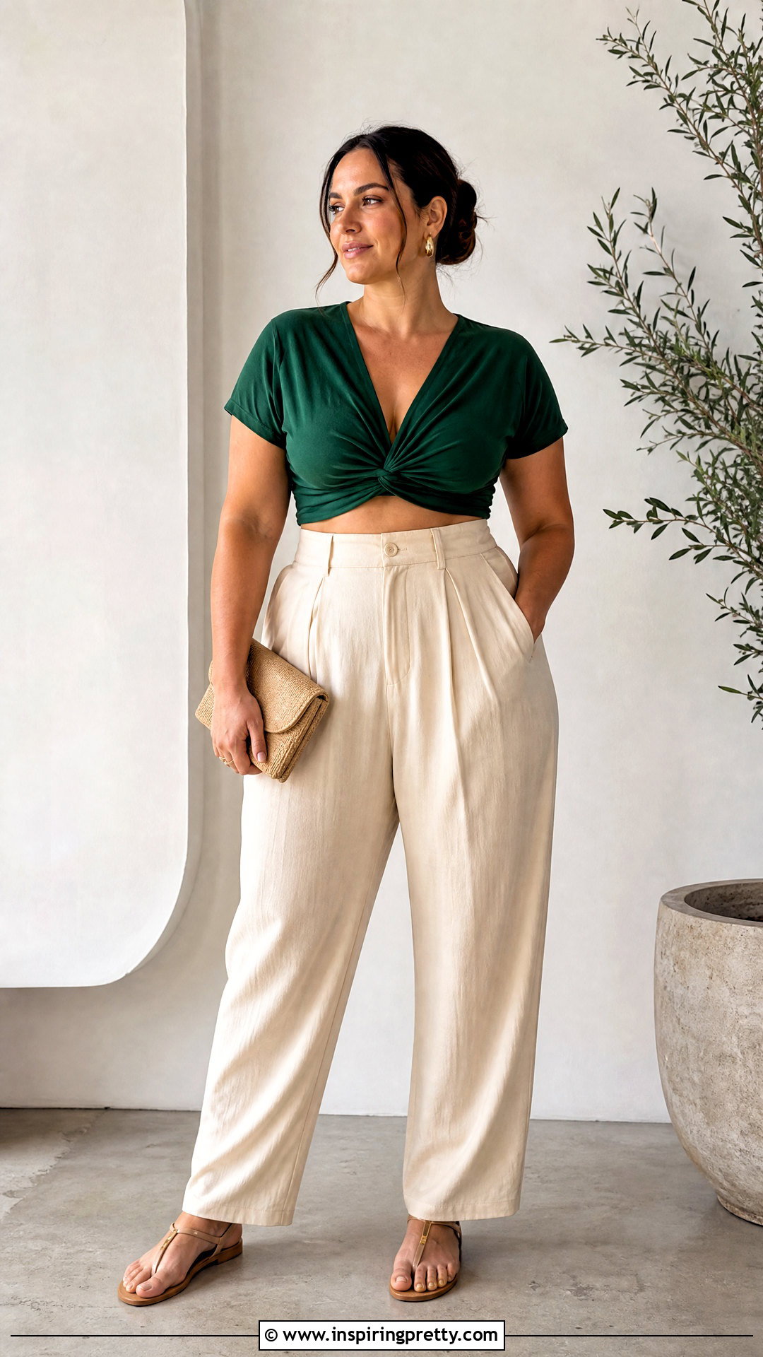 Twist Front DIY Crop Top - 50 crop top diy ideas