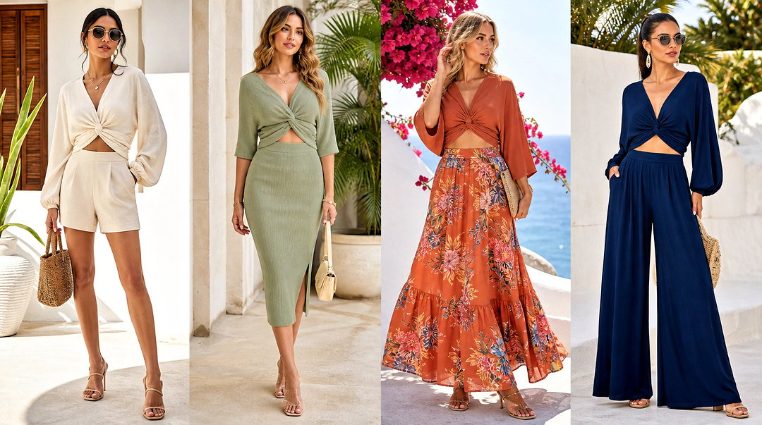 20 Twist Knot Front Top Outfit Ideas for Flattering Summer Looks