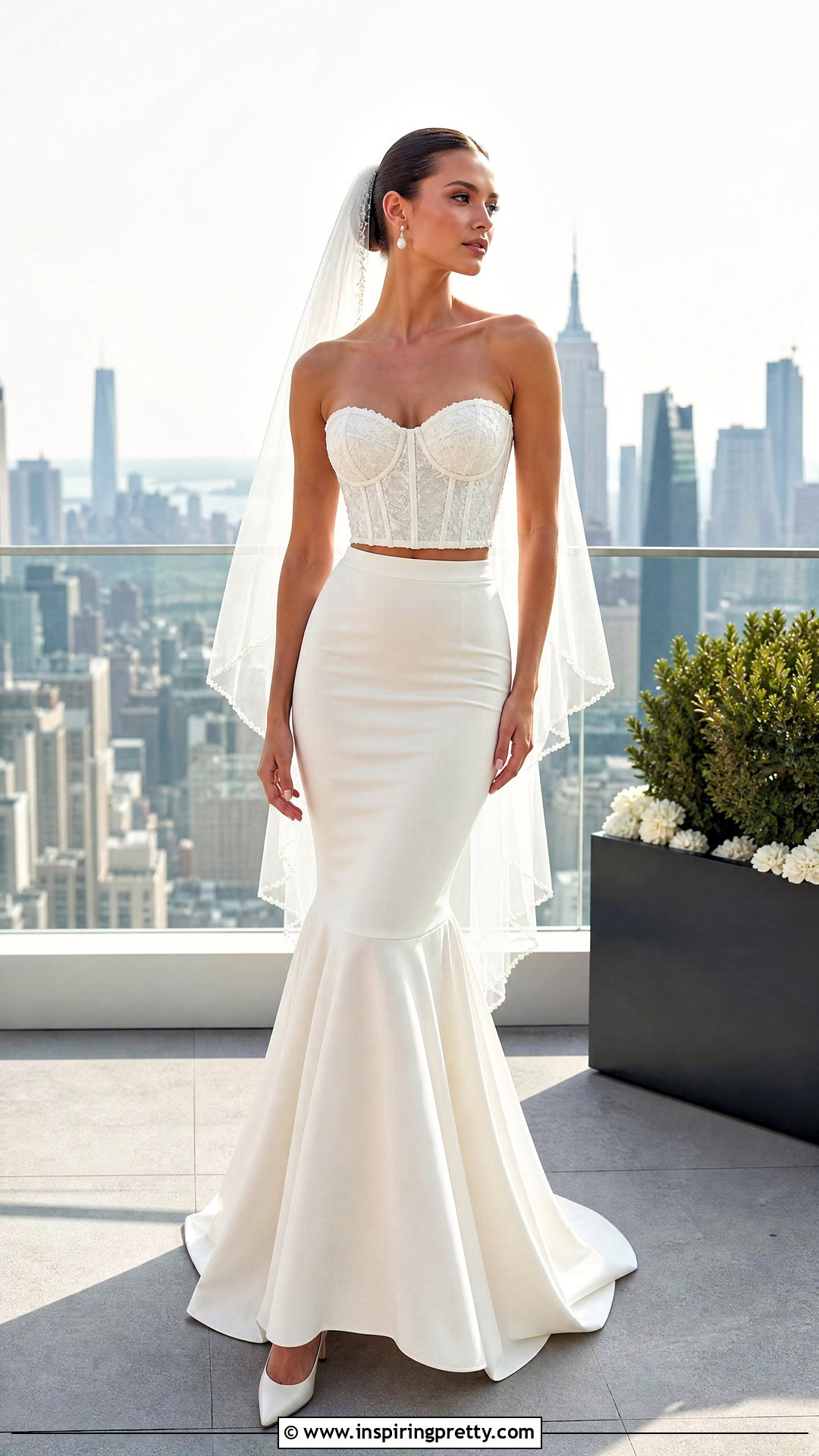 Two Piece Mermaid Wedding Dress With Corset Top - 25 Mermaid Wedding Dress With Corset Top outfit ideas