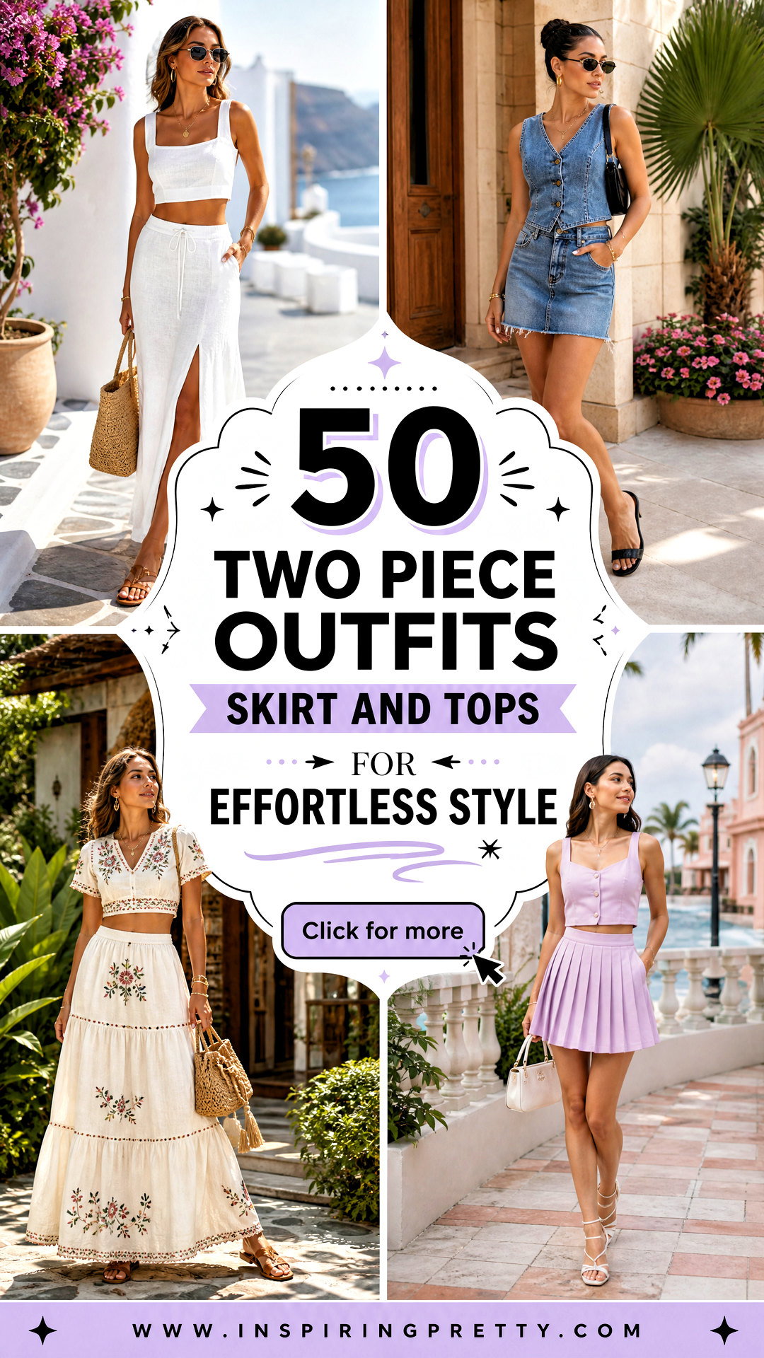 50 Two Piece Outfits Skirt and Tops for Effortless Style - 50 Two Piece Outfits Skirt and Tops for Effortless Style
