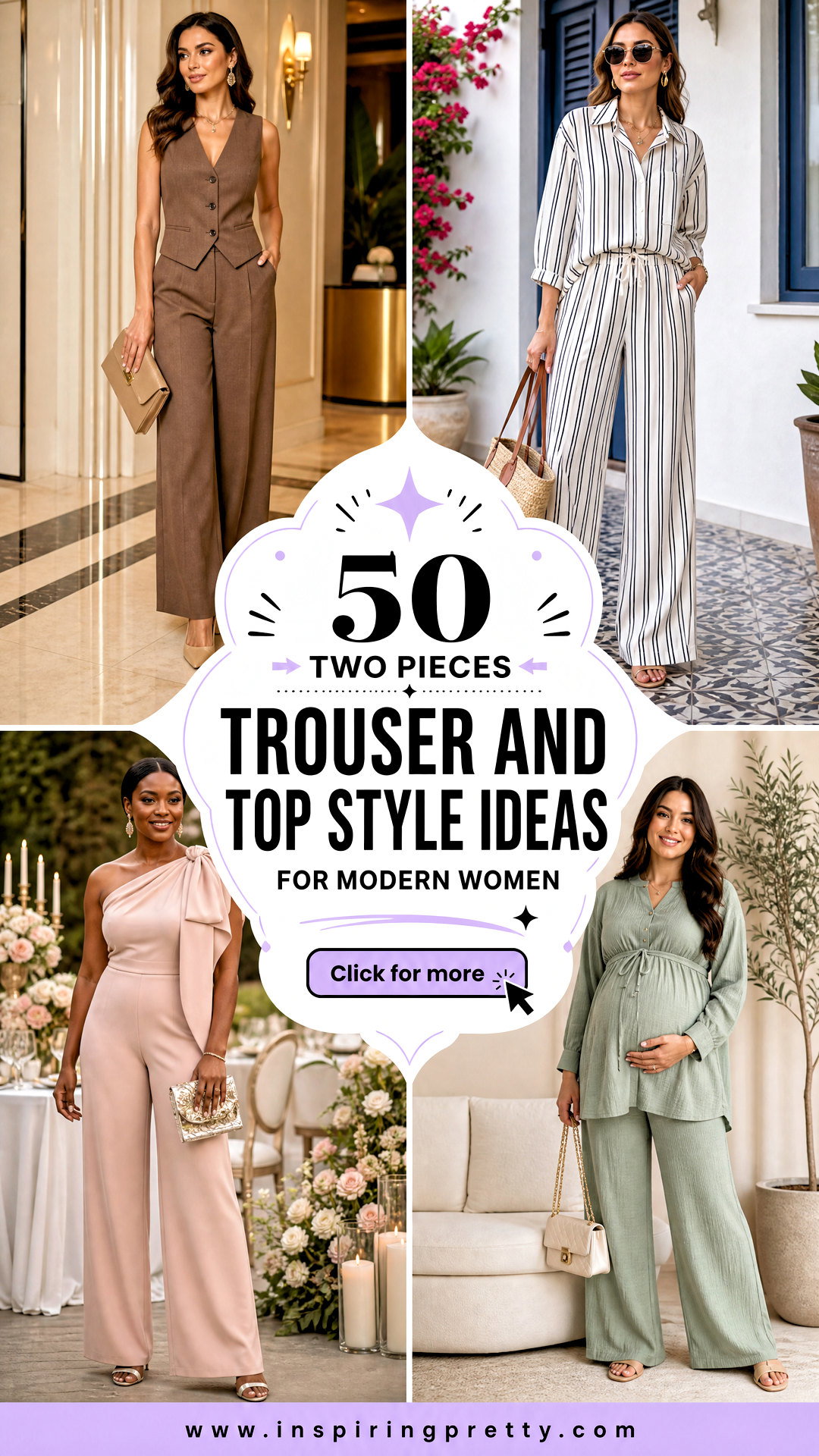 50 Two Pieces Trouser and Top Style Ideas for Modern Women - 50 Two Pieces Trouser and Top Style Ideas for Modern Women