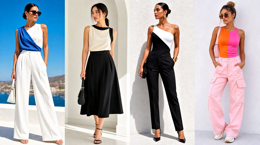 20 Two-Tone Fashion Top Outfit Ideas for Fresh Street Style