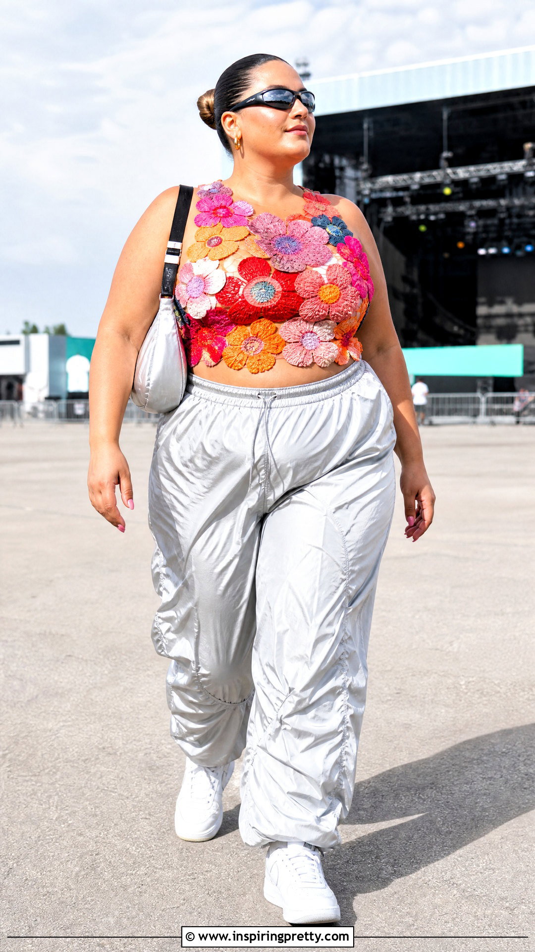 Tyler McGillivary Flower Top With Parachute Pants - 20 Tyler Mcgillivary Flower Top outfit ideas
