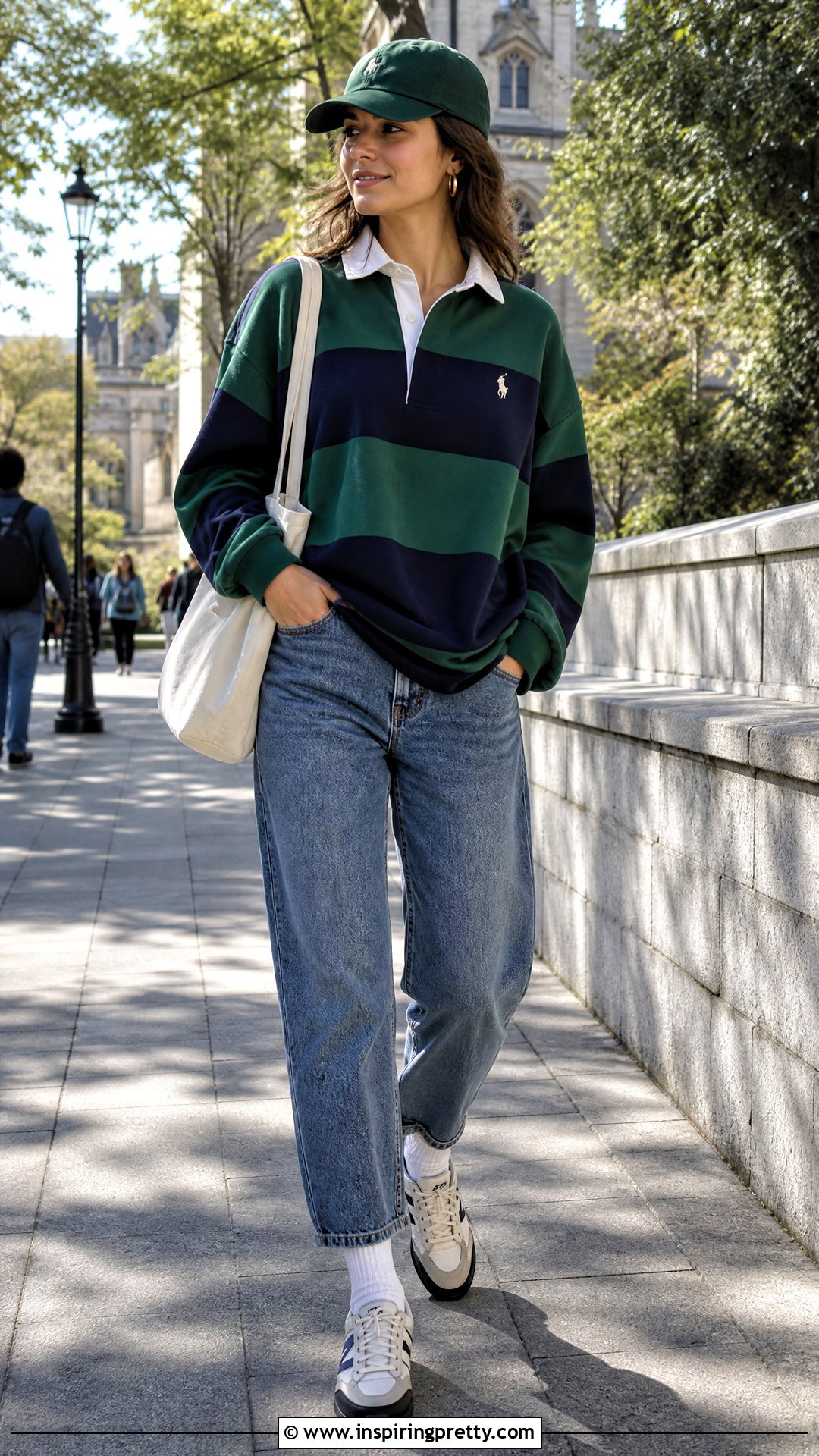 U S Polo Assn Rugby Shirt With Relaxed Jeans - 20 us polo assn tops outfit ideas