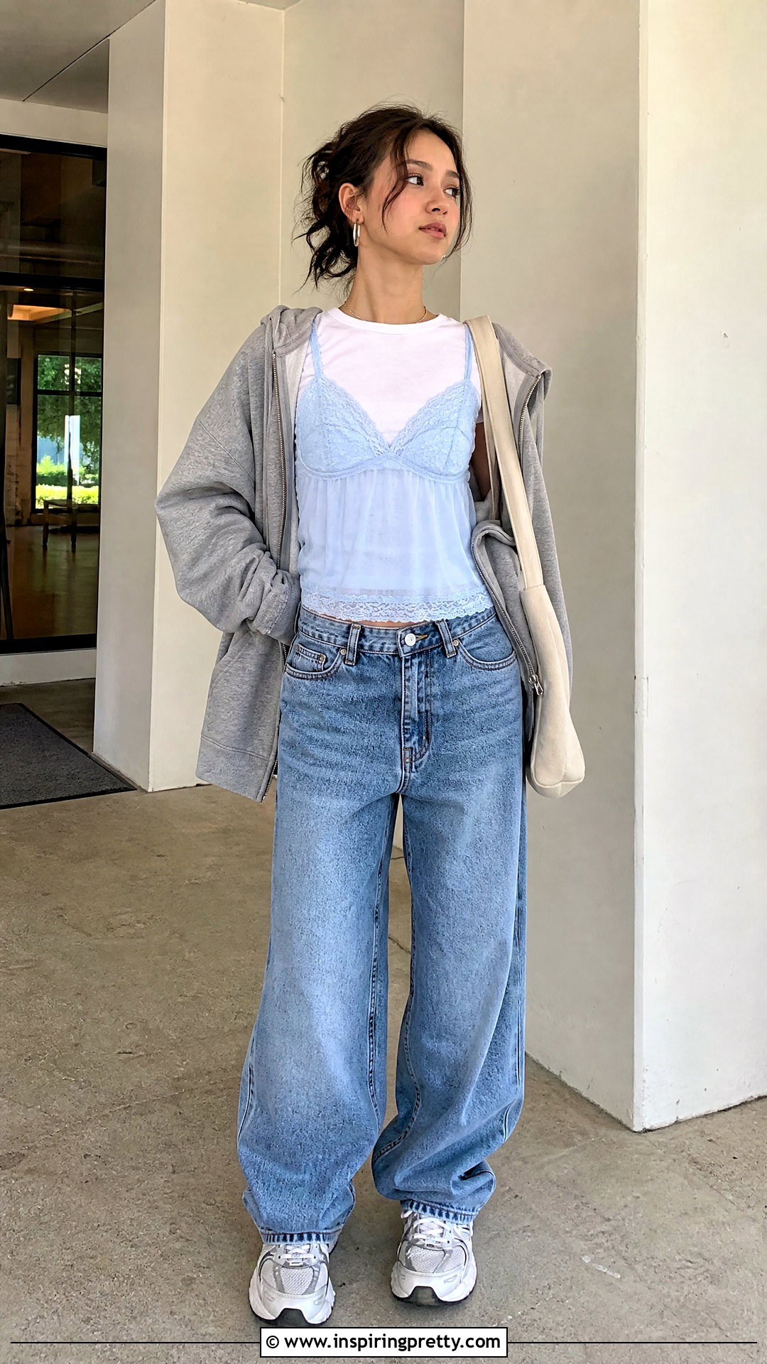 UNIF Melody Top Over A White T Shirt - 20 unif melody top outfit ideas