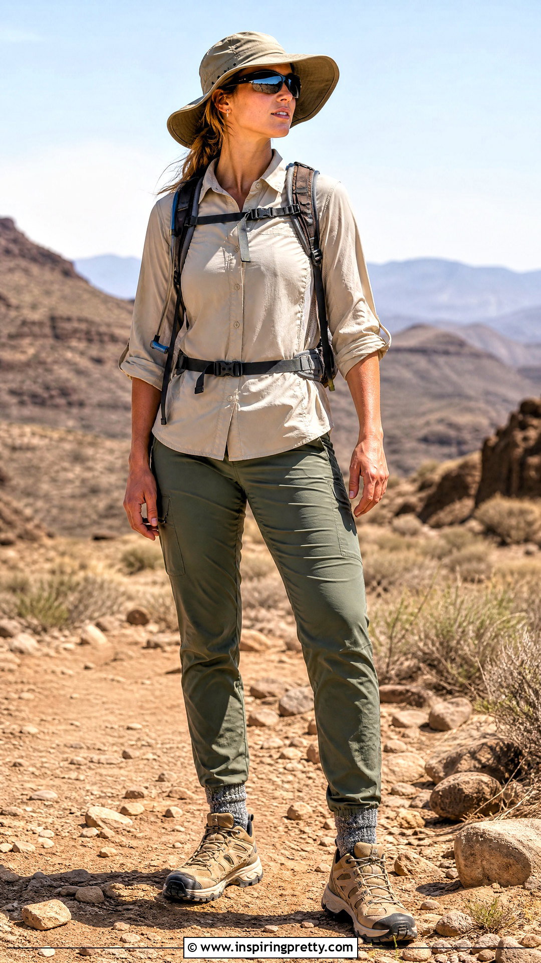 UPF Safari Shirt With Hiking Pants - 25 safari tops for women
