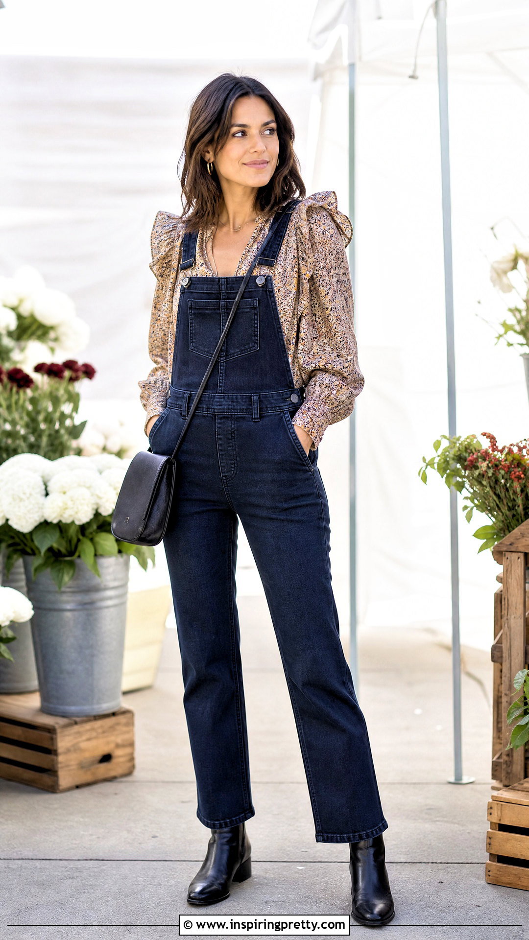 Ulla Johnson Ruffle Top With Overalls And Ankle Boots - 20 ulla johnson ruffle top outfit ideas