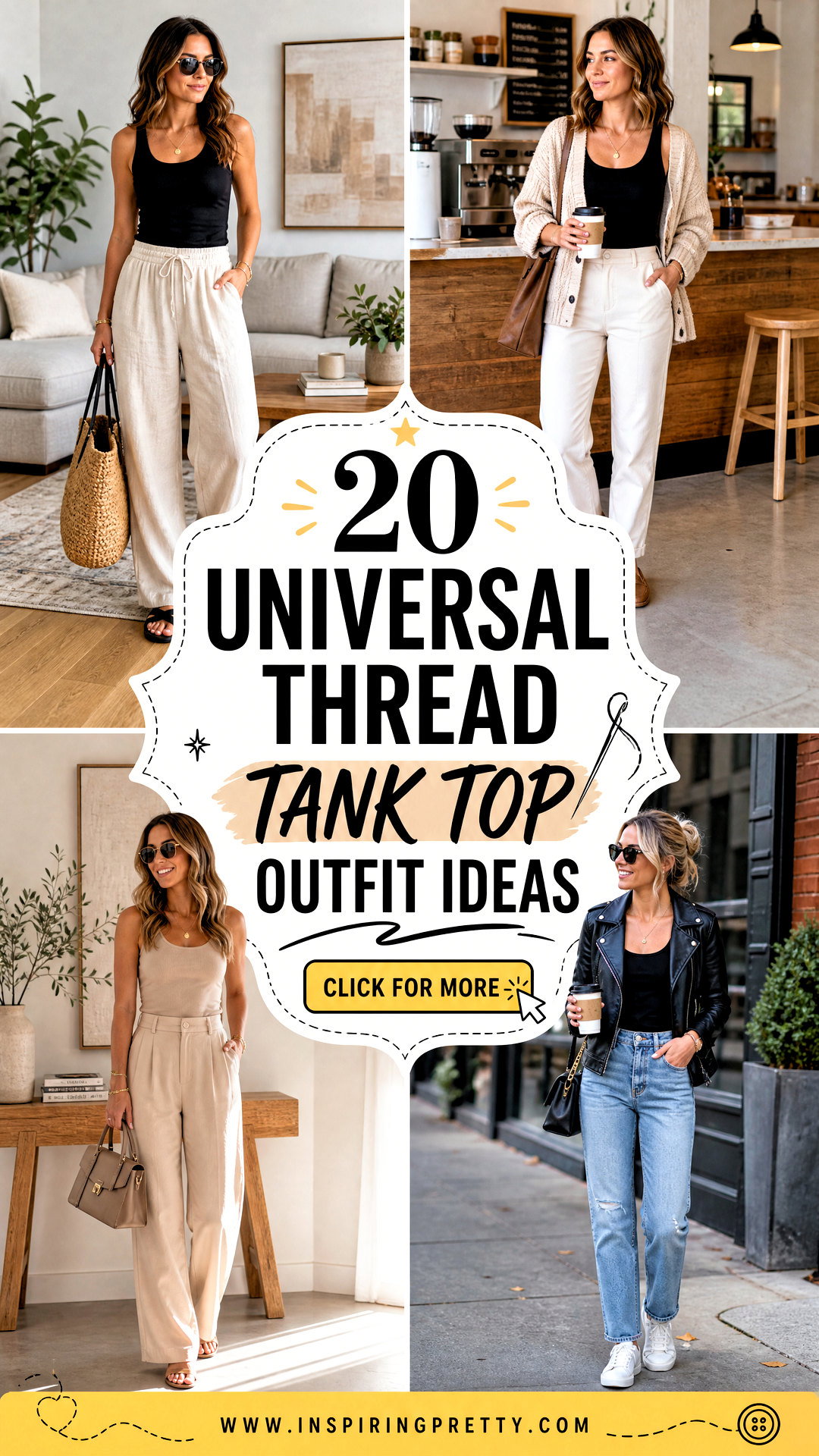 20 Universal Thread Tank Top Outfit Ideas for Casual Layering - 20 Universal Thread Tank Top Outfit Ideas for Casual Layering