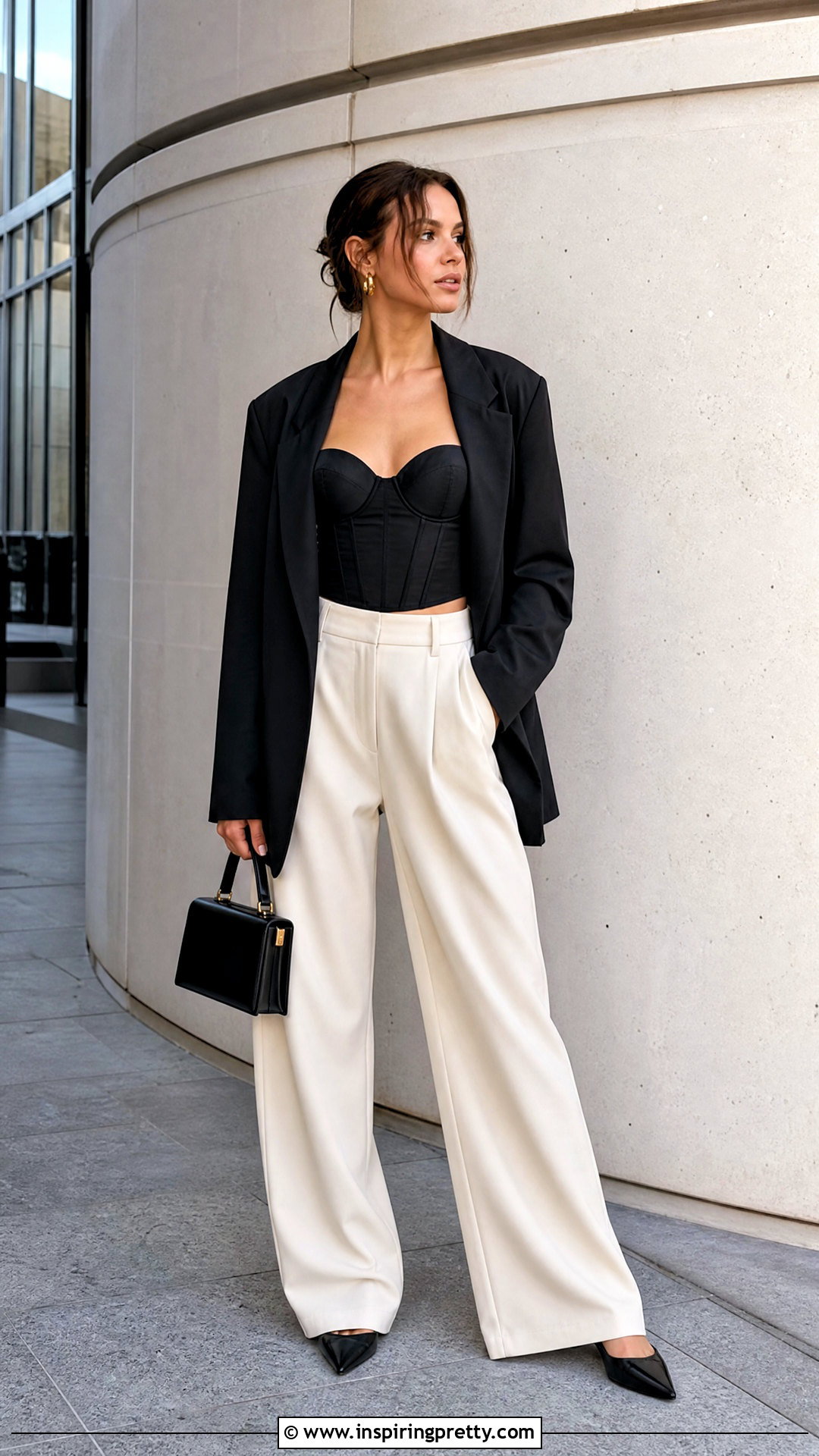 Urban Outfitters Corset Bra Top With Wide Leg Trousers - 20 urban outfitters bra tops