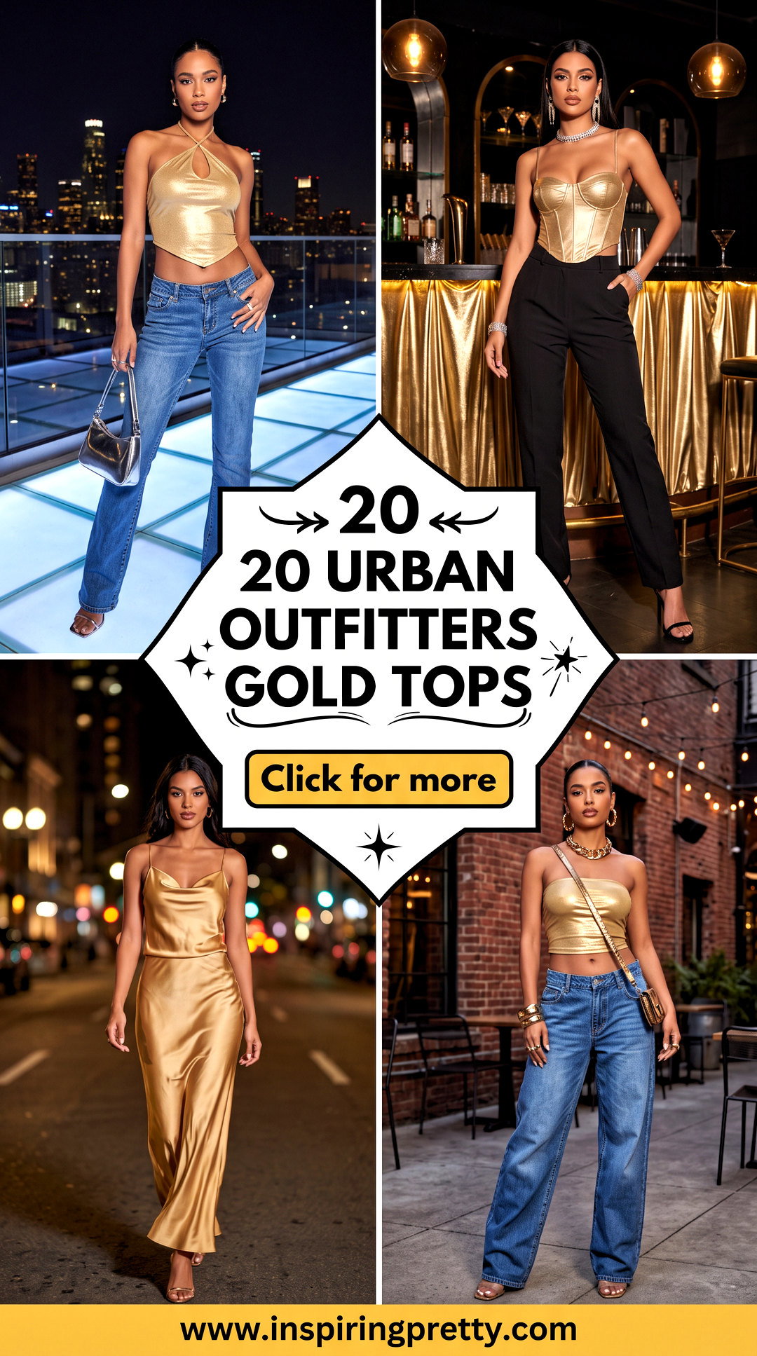 20 Urban Outfitters Gold Tops for Glam Night-Out Style - 20 Urban Outfitters Gold Tops for Glam Night-Out Style
