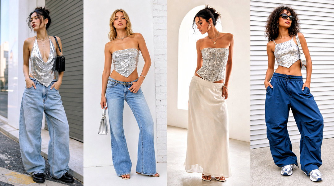 20 Urban Outfitters Sequin Tops for Dazzling Party Looks