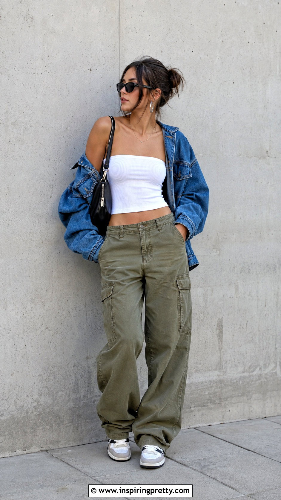 Urban Outfitters Tube Top And Cargo Pants Outfit - 25 Urban Outfitters Shirts & Tops outfit ideas
