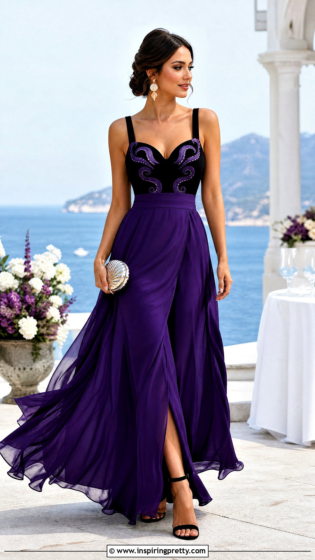 Ursula Top With Purple Maxi Skirt - 20 ursula top outfit ideas