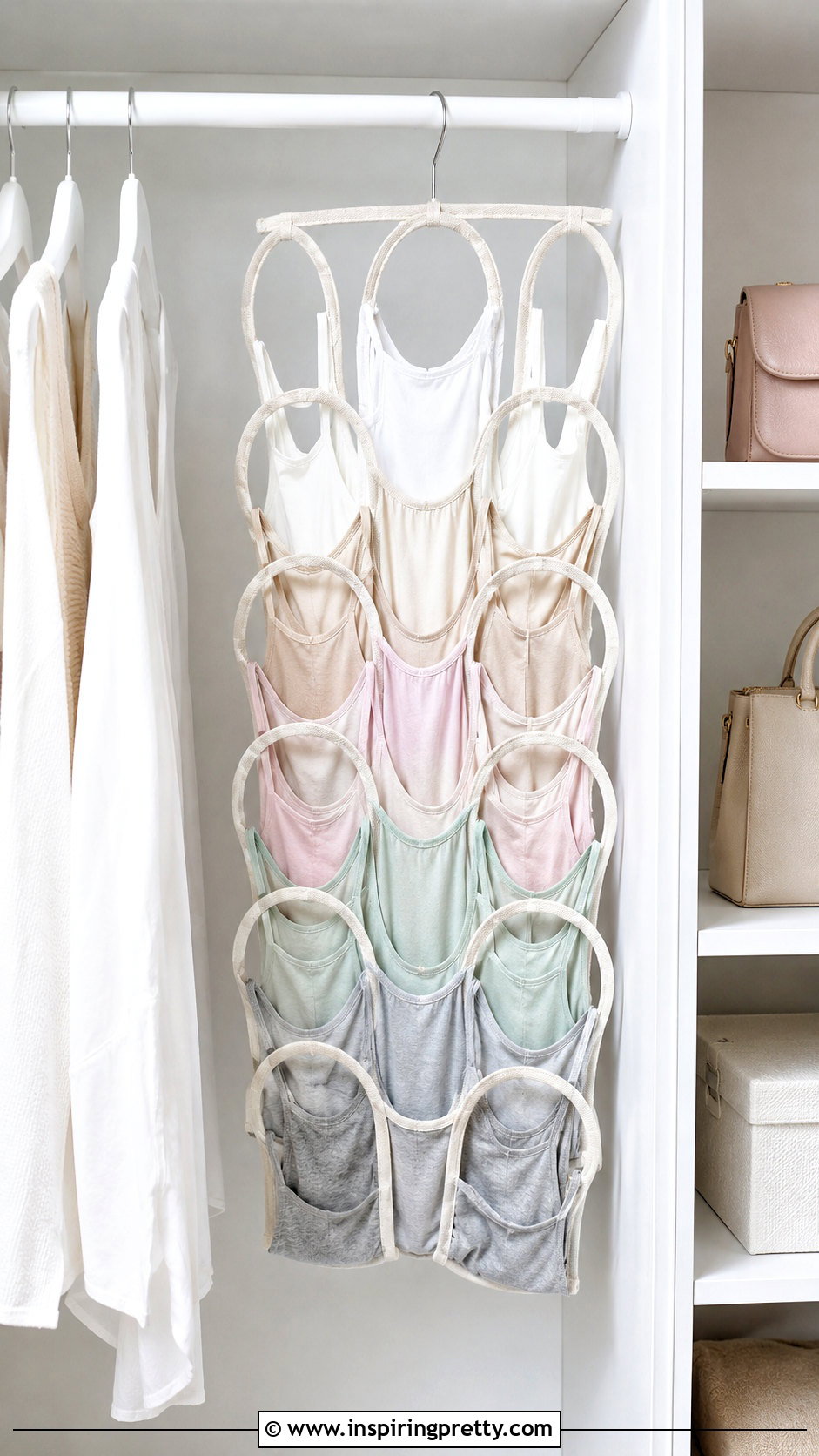 Use A Scarf Hanger For Tank Tops - how to store tank tops how to organize (25 ways)