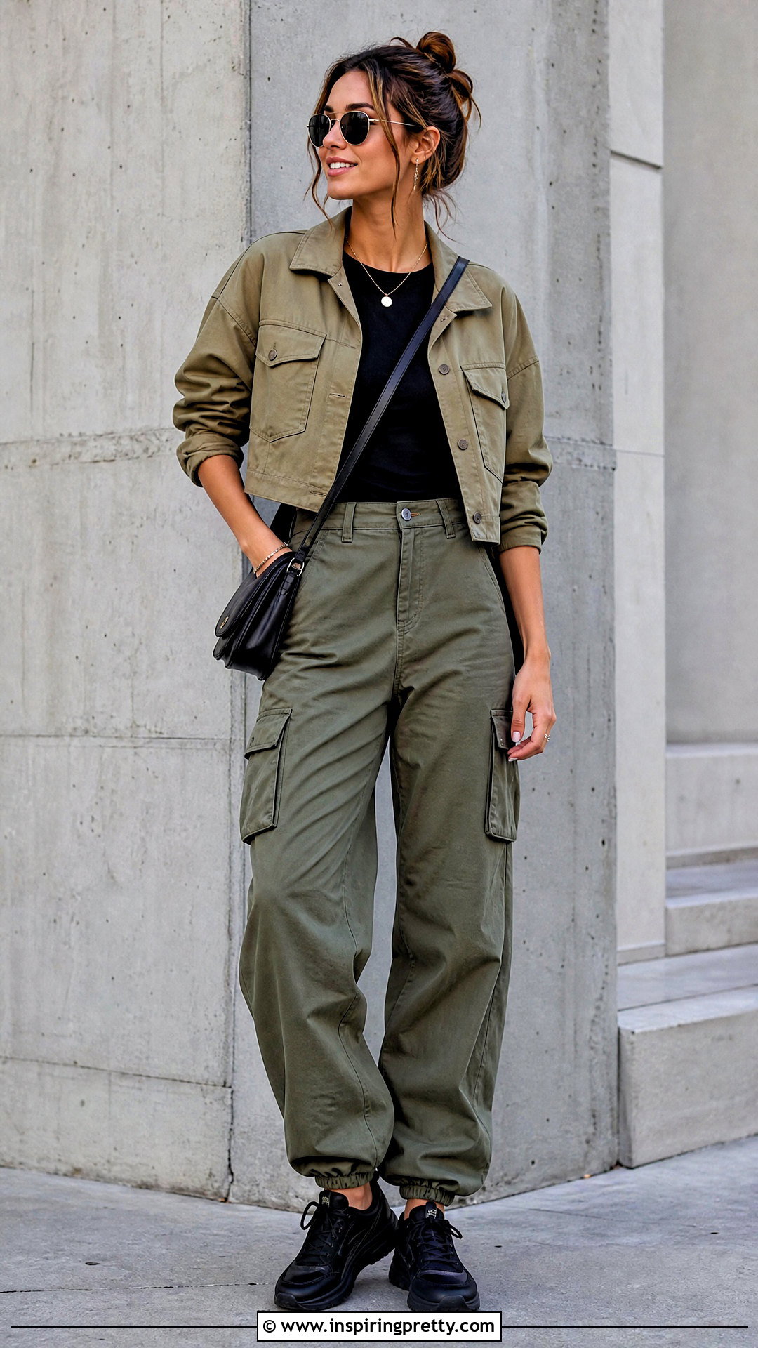 Utility Jacket and Cargo Pants Outfit - 50 top styles for ladies
