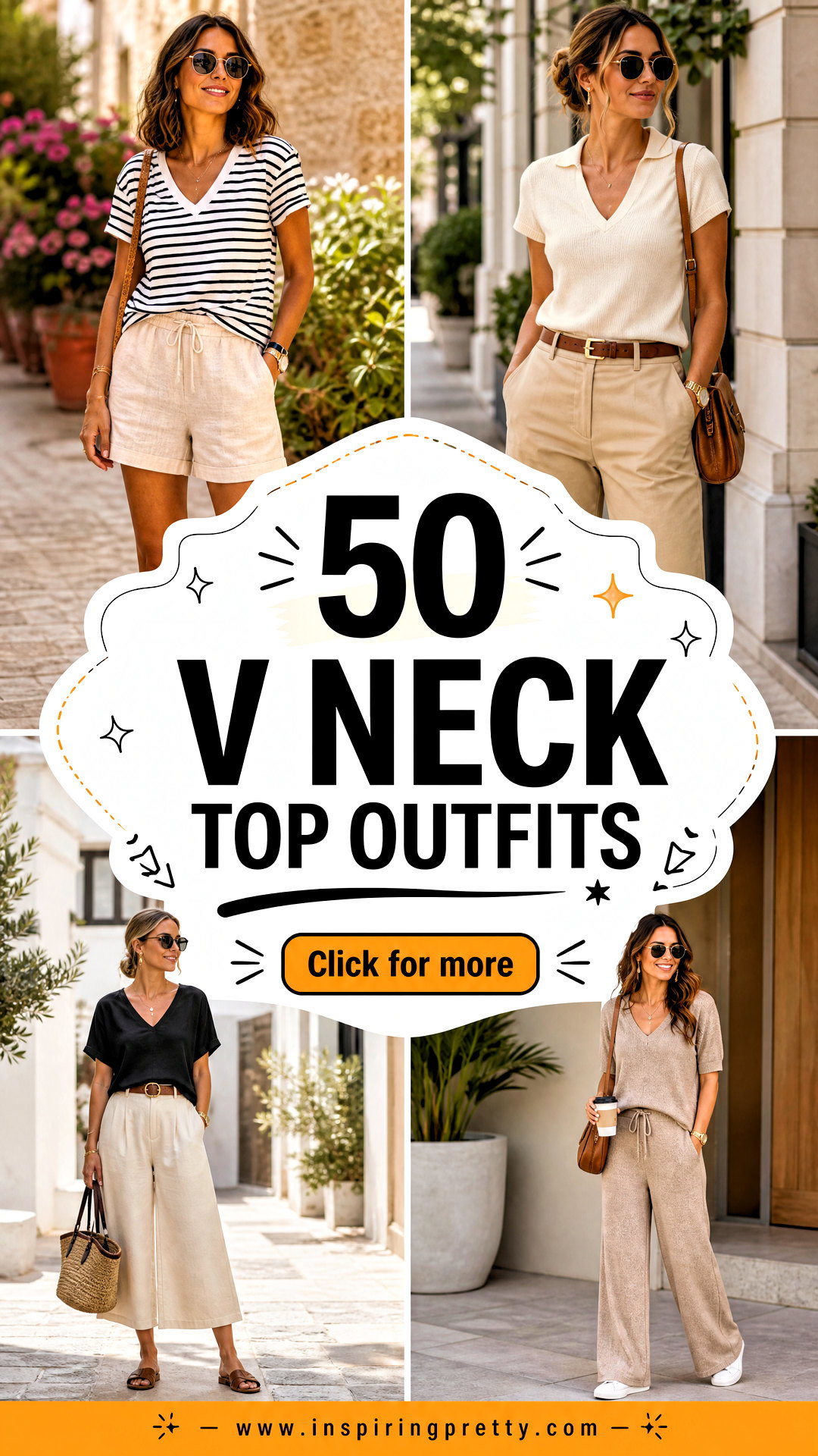 50 V Neck Top Outfits for Effortless Day-to-Night Style - 50 V Neck Top Outfits for Effortless Day-to-Night Style