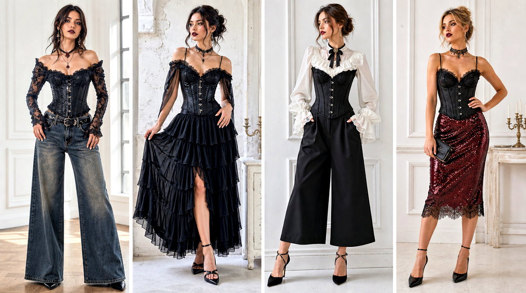 25 Vampire Corset Top Outfit Ideas for a Gothic Night Out