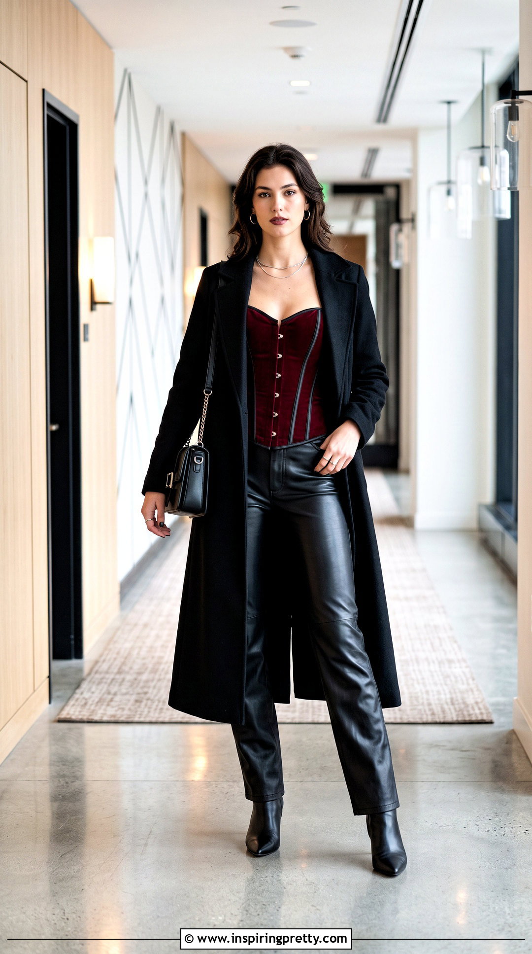 Vampire Corset Top With Leather Pants - 25 Vampire Corset Top outfit ideas