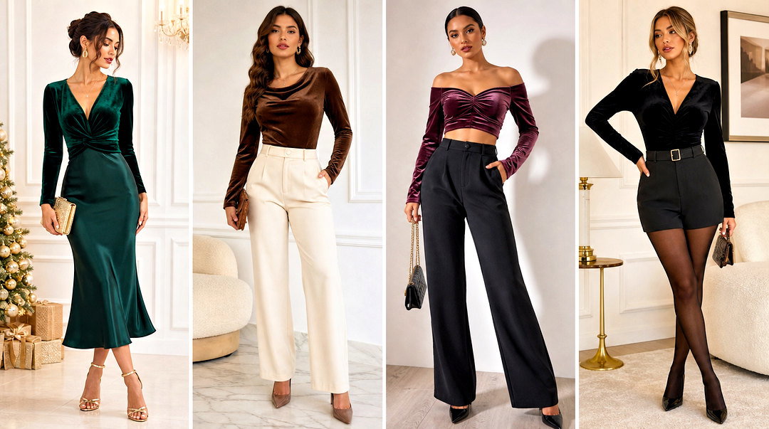 20 Velvet Top Fashion Ideas for Polished Evening Looks Now