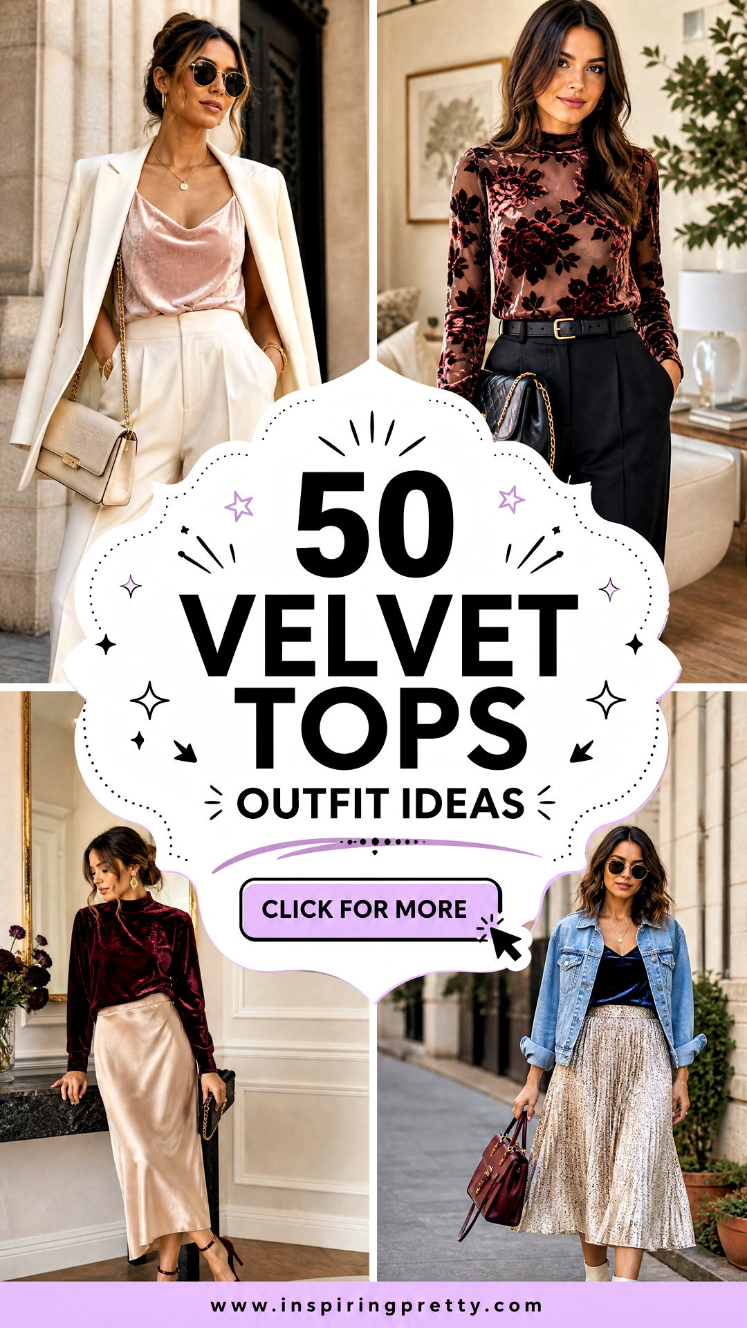 50 Velvet Tops Outfit Ideas for Luxe Day-to-Night Looks - 50 Velvet Tops Outfit Ideas for Luxe Day-to-Night Looks