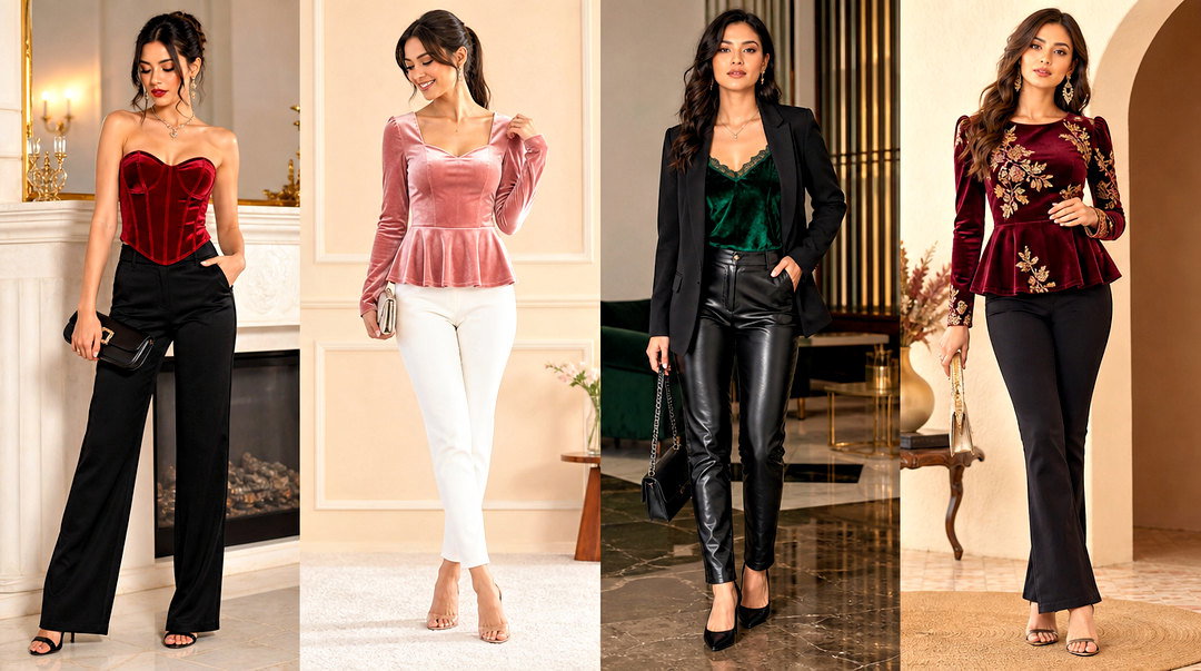 20 Velvet Tops for Ladies: Chic Looks for Special Nights