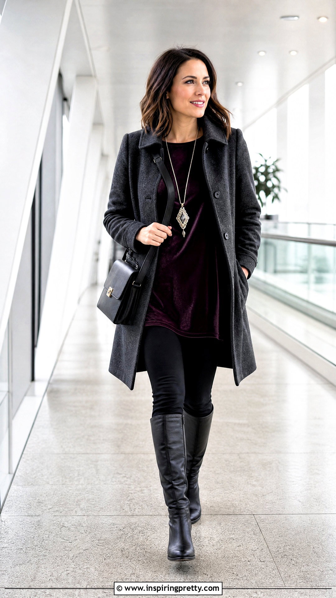 Velvet Tunic Top With Leggings - 20 velvet tops for ladies