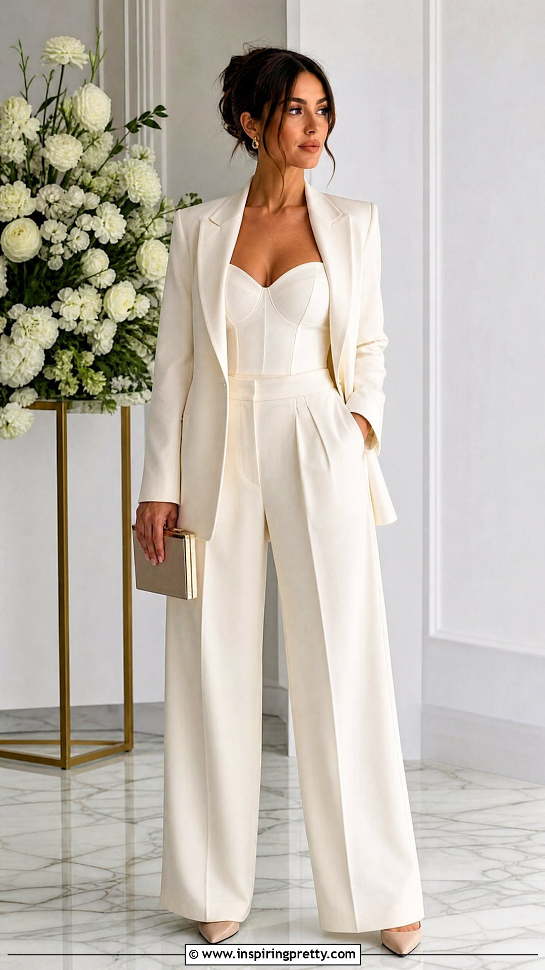 Victoria Beckham Corset Top With Matching Suit - 20 victoria beckham corset top outfit ideas