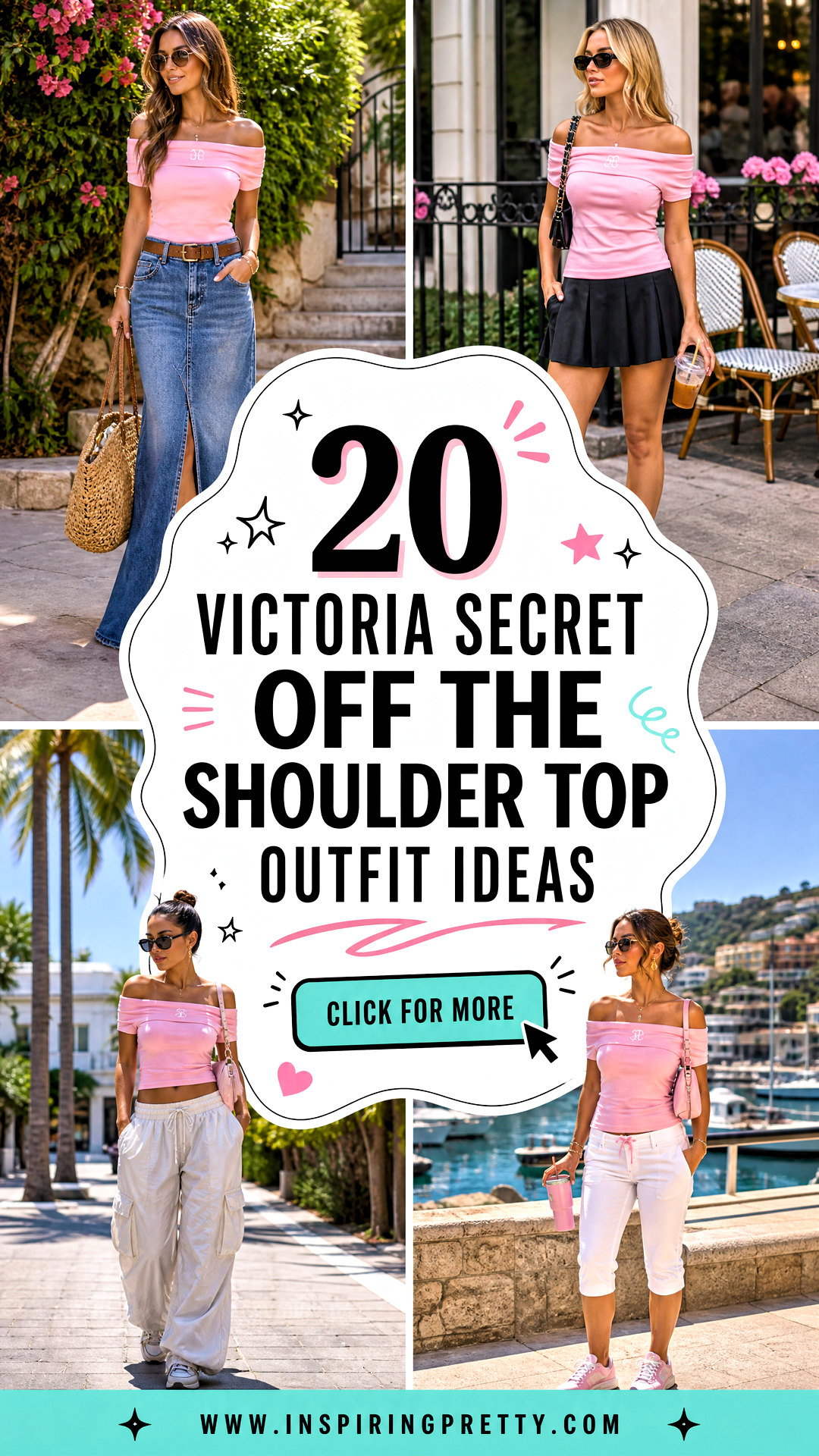 20 Victoria Secret Off the Shoulder Top Outfit Ideas to Try - 20 Victoria Secret Off the Shoulder Top Outfit Ideas to Try