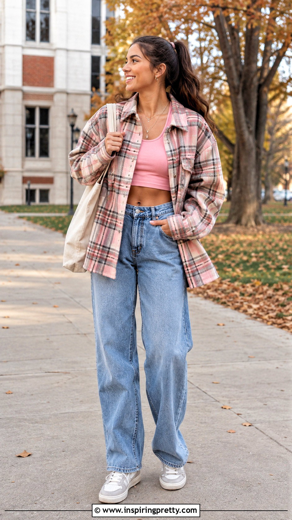 Victoria Secret Pink Crop Top With Plaid Shirt - 25 victoria secret pink crop top outfit ideas