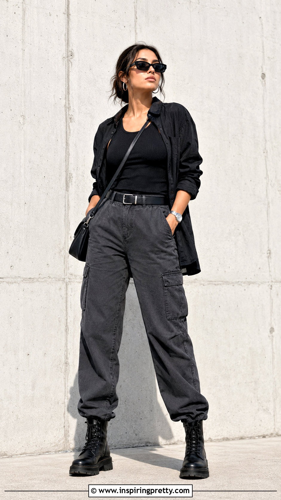 Vin Diesel Black Tank Top With Gray Cargo Pants - 25 vin diesel tank top outfit ideas