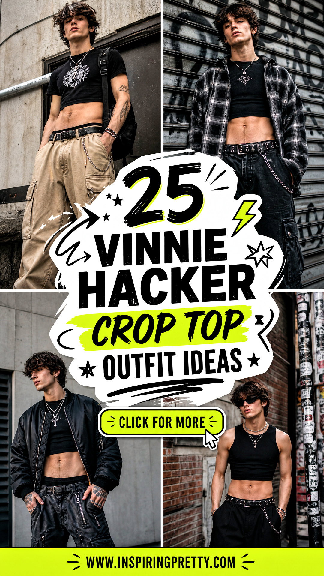 25 Vinnie Hacker Crop Top Outfit Ideas for Edgy Street Style - 25 Vinnie Hacker Crop Top Outfit Ideas for Edgy Street Style