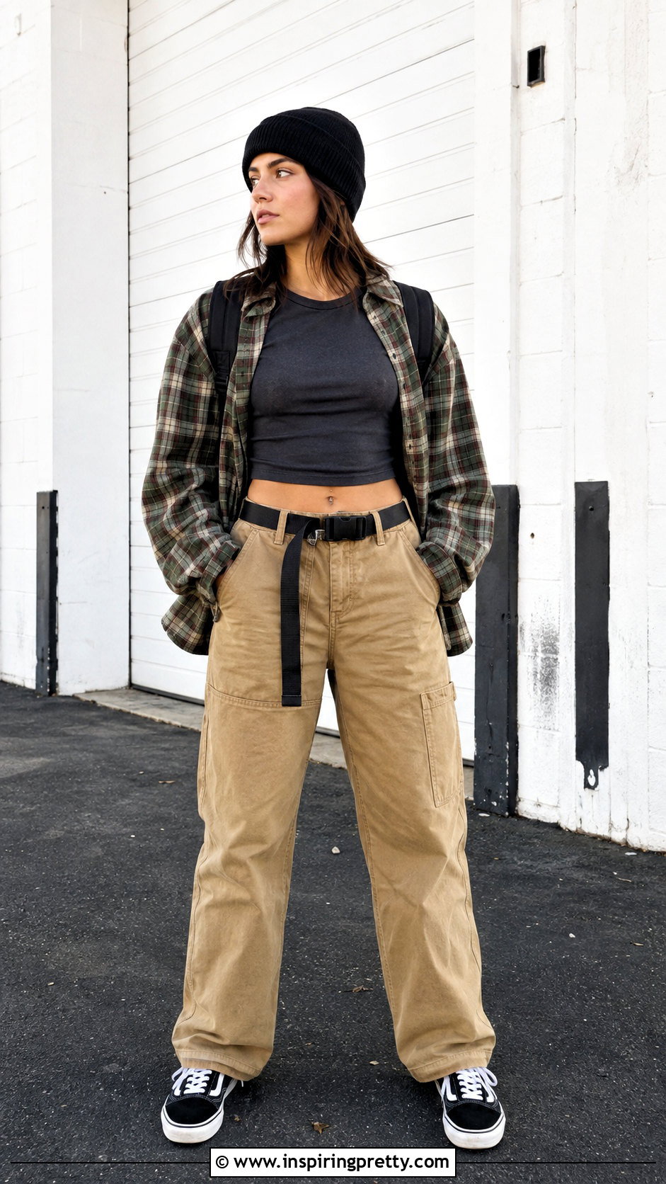 Vinnie Hacker Crop Top With Carpenter Pants - 25 vinnie hacker crop top outfit ideas