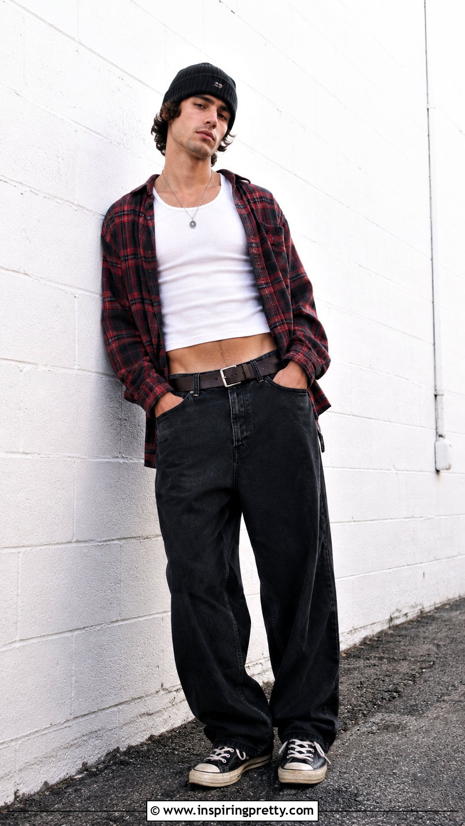 Vinnie Hacker Crop Top With Flannel Shirt - 25 vinnie hacker crop top outfit ideas
