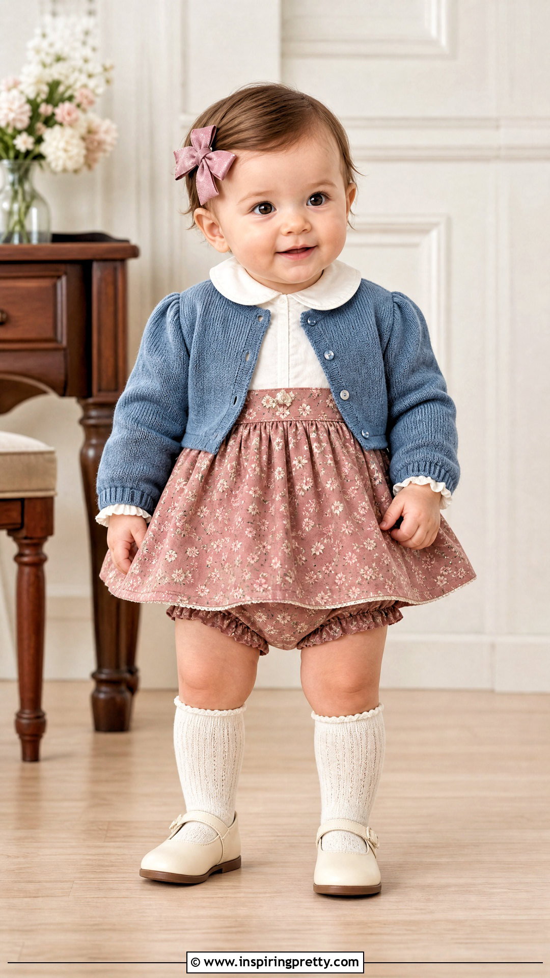 Vintage Baby Skirt Top Set - 50 baby skirt top designs