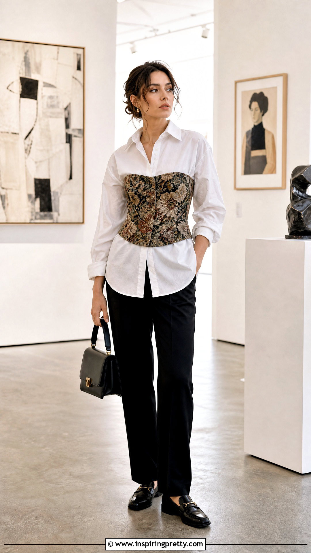 Vintage Bustier Top Outfit - 50 vintage tops outfit ideas