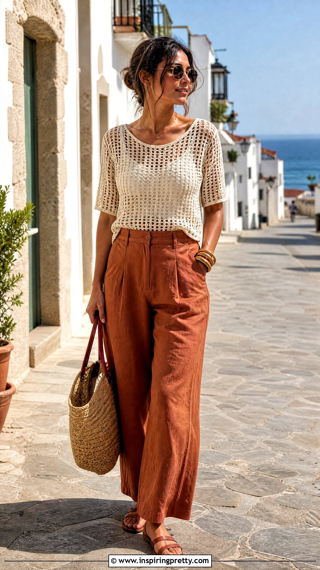 Vintage Crochet Top Outfit - 50 vintage tops outfit ideas