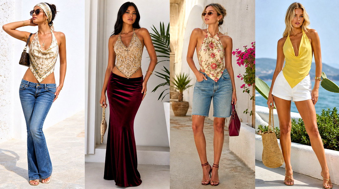 50 Vintage Halter Top Outfit Ideas for Timeless Retro Style