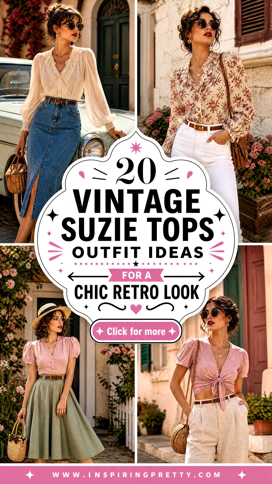 20 Vintage Suzie Tops Outfit Ideas for a Chic Retro Look - 20 Vintage Suzie Tops Outfit Ideas for a Chic Retro Look