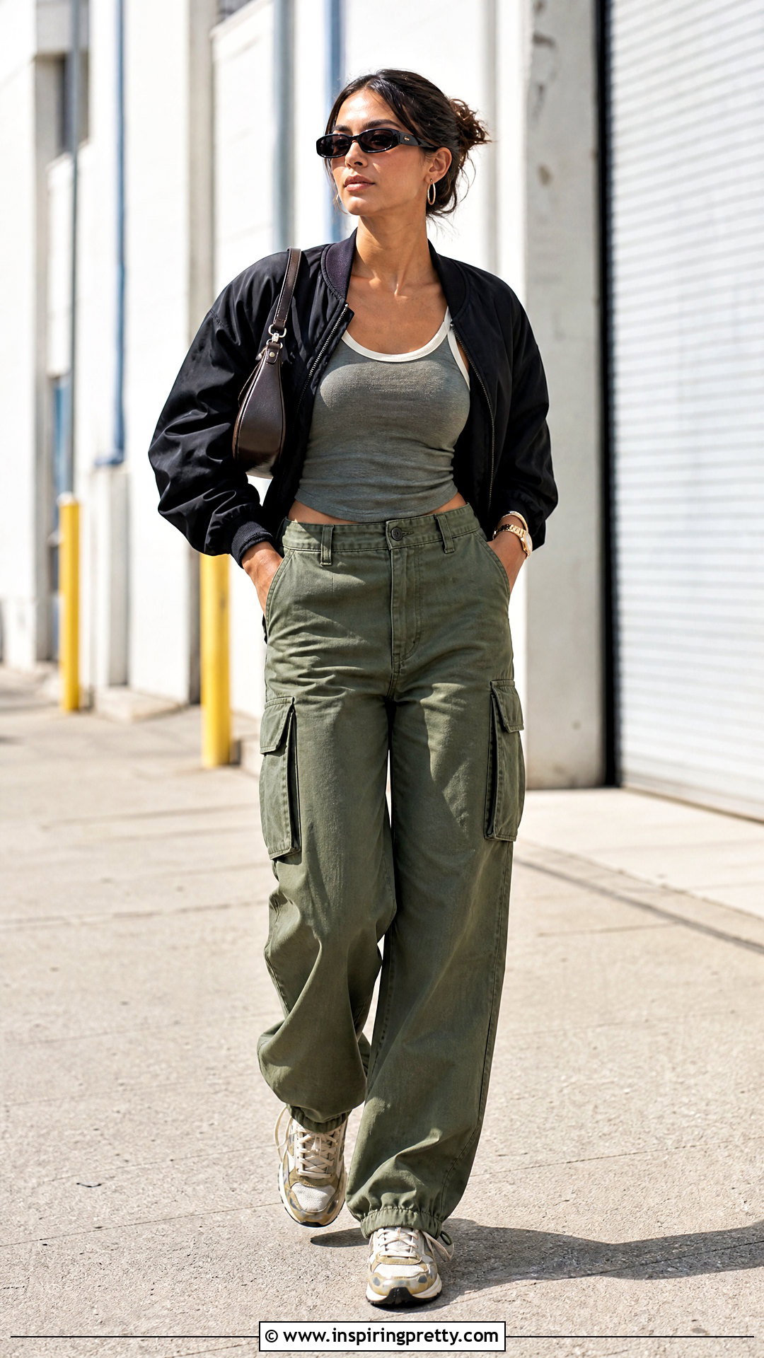 Vintage Tank Top With Cargo Pants - How To Style Vintage Tank Tops (20 Ways)