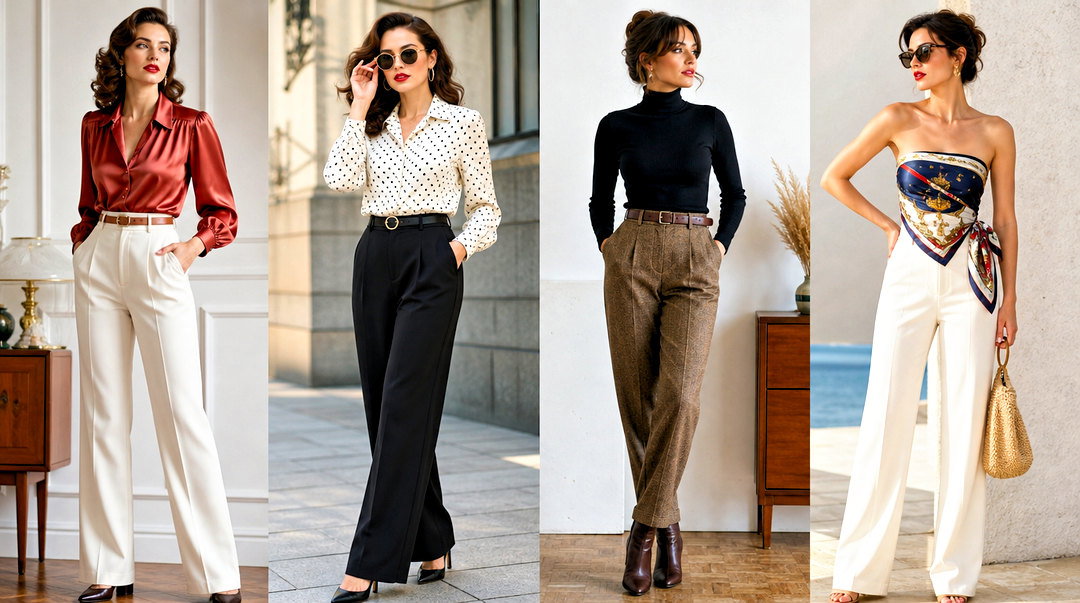 50 Vintage Tops Outfit Ideas for Effortless Retro Style
